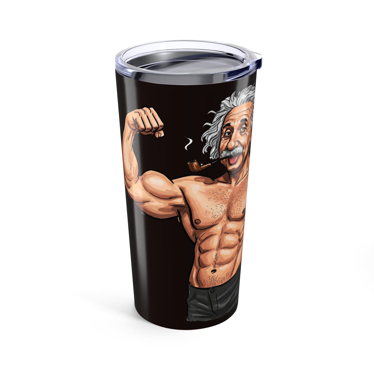 20oz Science Buff Tumbler – Funny Einstein Design for Science Lovers, Physics Students - Schmartypants