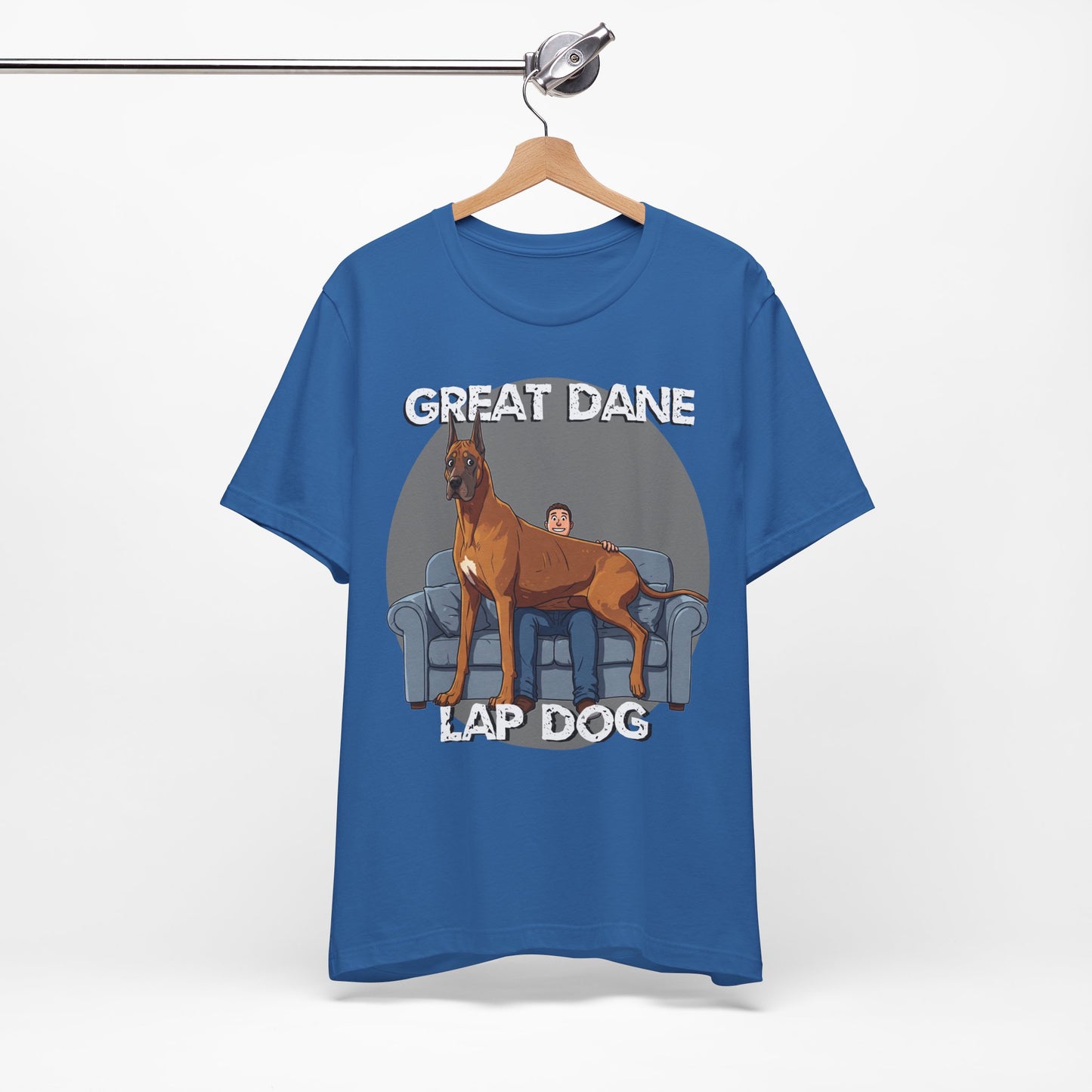 Great Dane Lap Dog Unisex Tee - Hilarious Dog Lover Graphic T-Shirt - Schmartypants