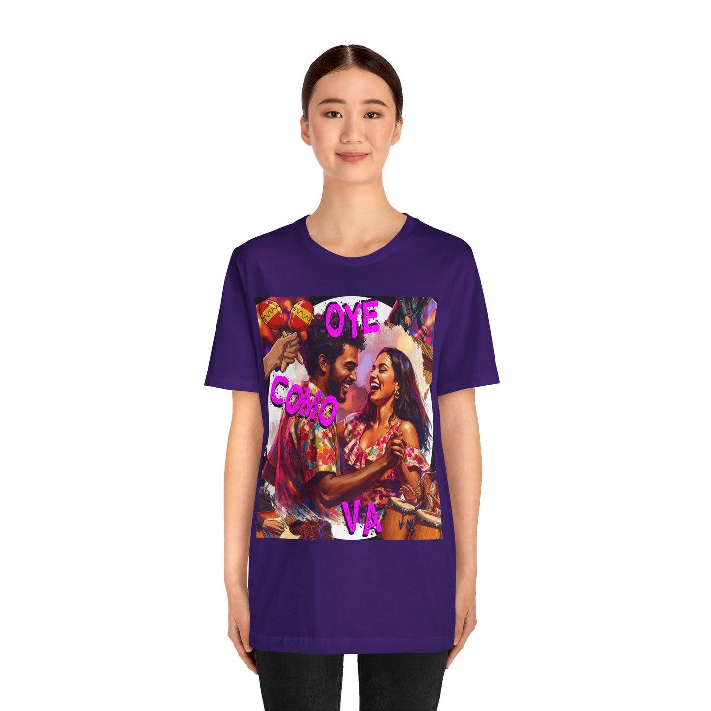 'Oye Como Va' Santana Inspired Tee for fans of Classic Rock and Latin Music