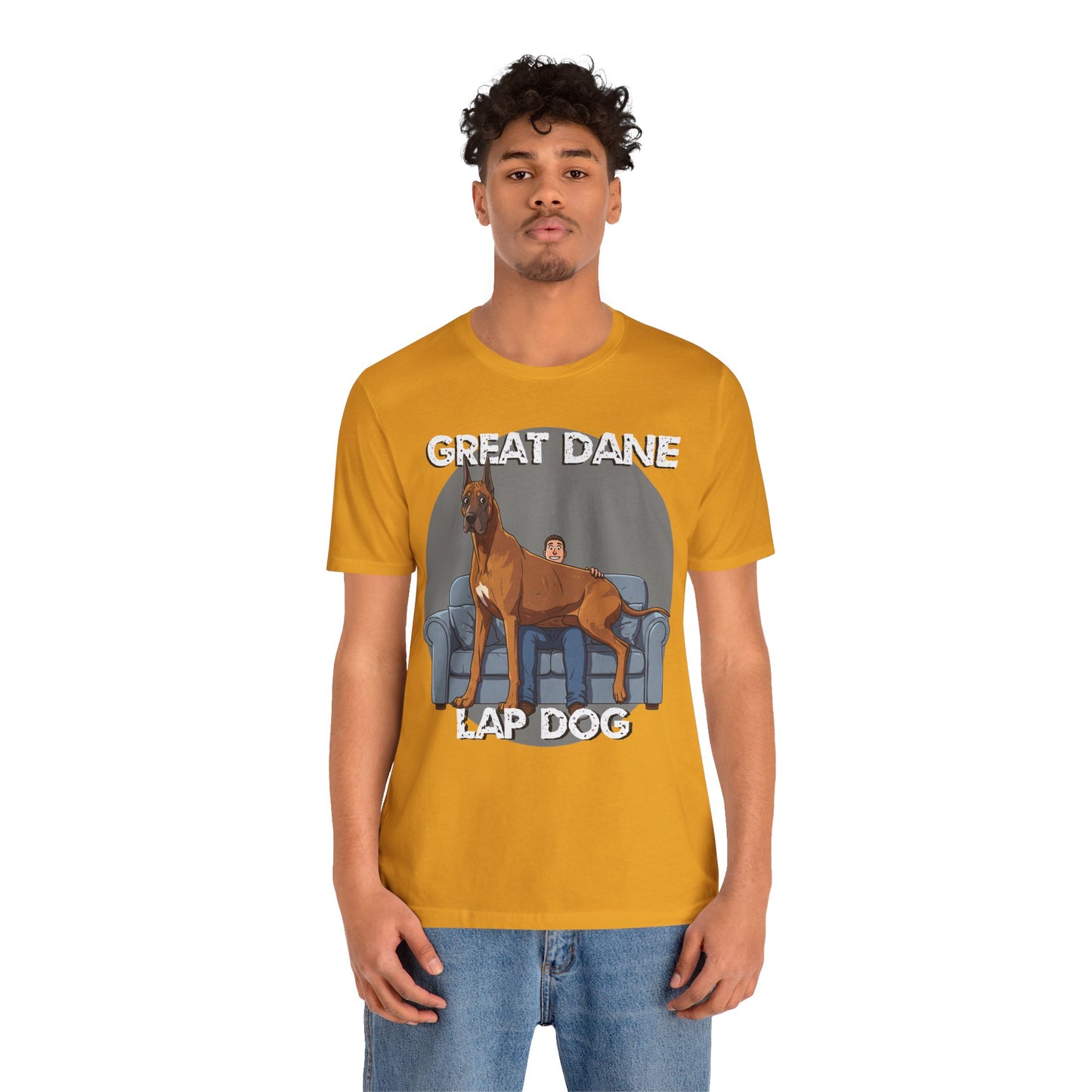 Great Dane Lap Dog Unisex Tee - Hilarious Dog Lover Graphic T-Shirt - Schmartypants