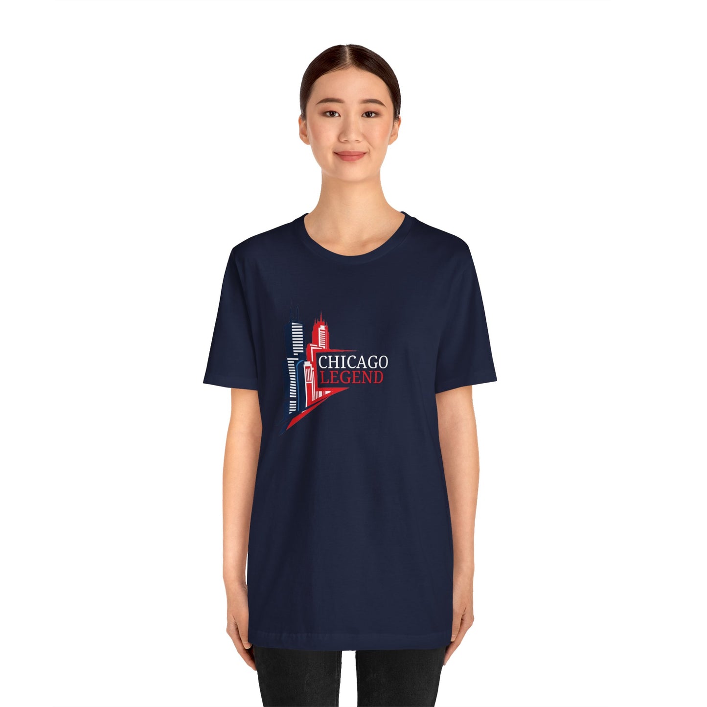 Classic Chicago Legend Graphic Unisex T-Shirt, Chicago Gift, City Pride Apparel, Urban Style Shirt, Travel Souvenir Tee