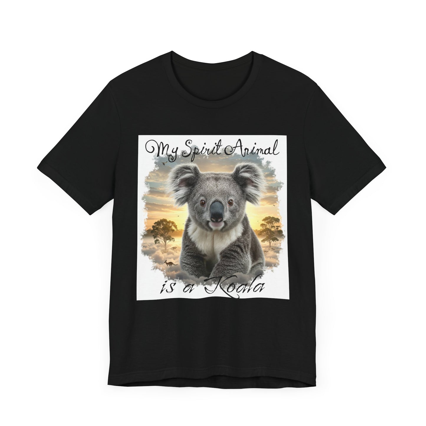 'My Spirit Animal is a Koala' Unisex Jersey Tee - Nature Lover's Gift - Beautiful Aussie Shirt - Schmartypants