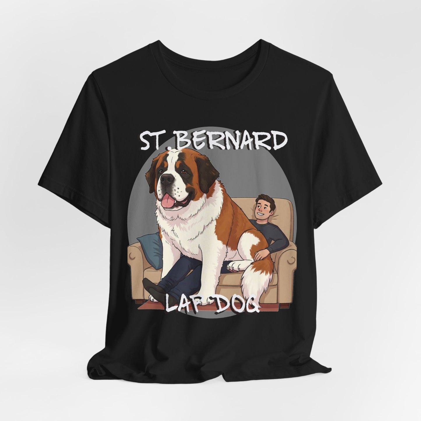 St. Bernard Funny Dog Tee - Unisex Jersey Short Sleeve T-Shirt - Schmartypants