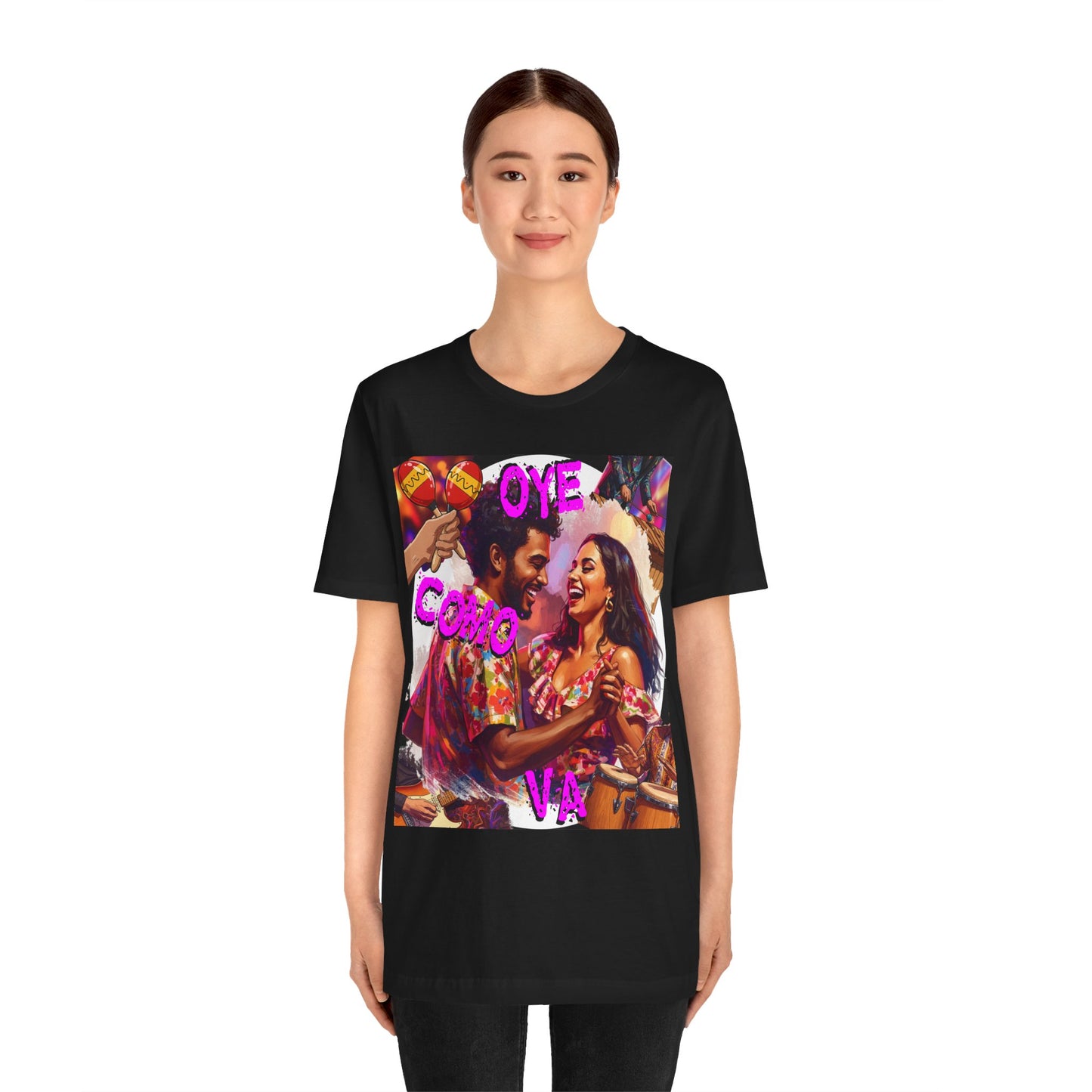 'Oye Como Va' Santana Inspired Tee for fans of Classic Rock and Latin Music