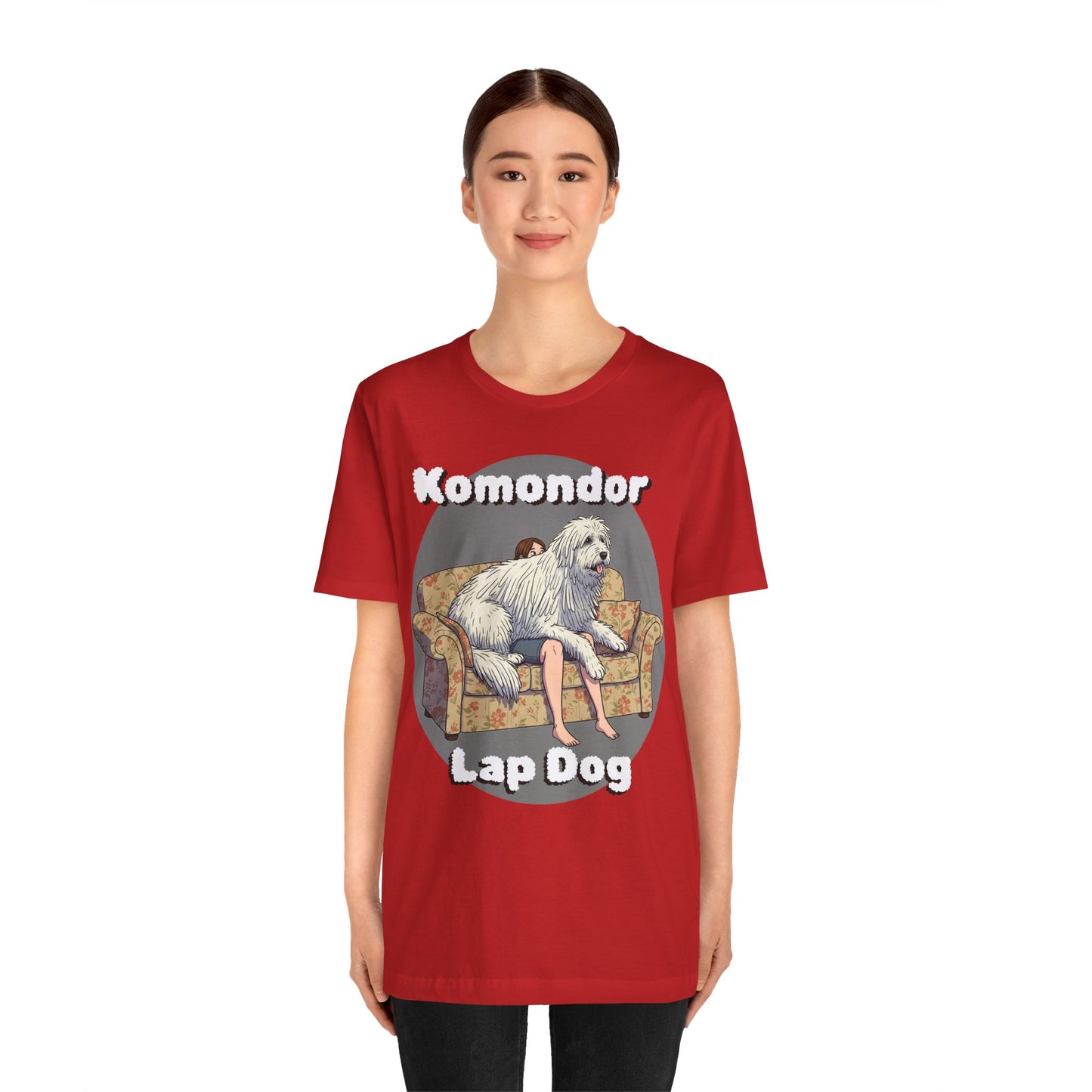 Komondor Lap Dog Unisex Tee - Funny Dog Lover's Short Sleeve Shirt - Schmartypants
