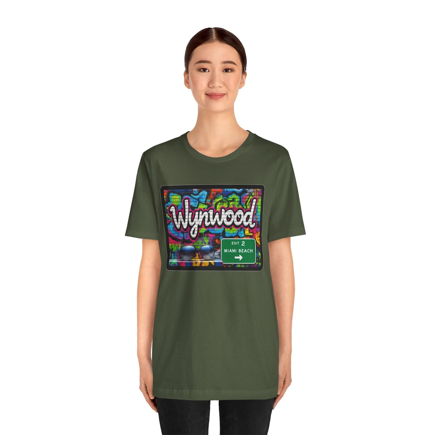 Wynwood Art Scene Tee, Unisex Graphic T-Shirt, Miami Beach Gift, Street Art Apparel, Casual Wear, Travel Inspiration