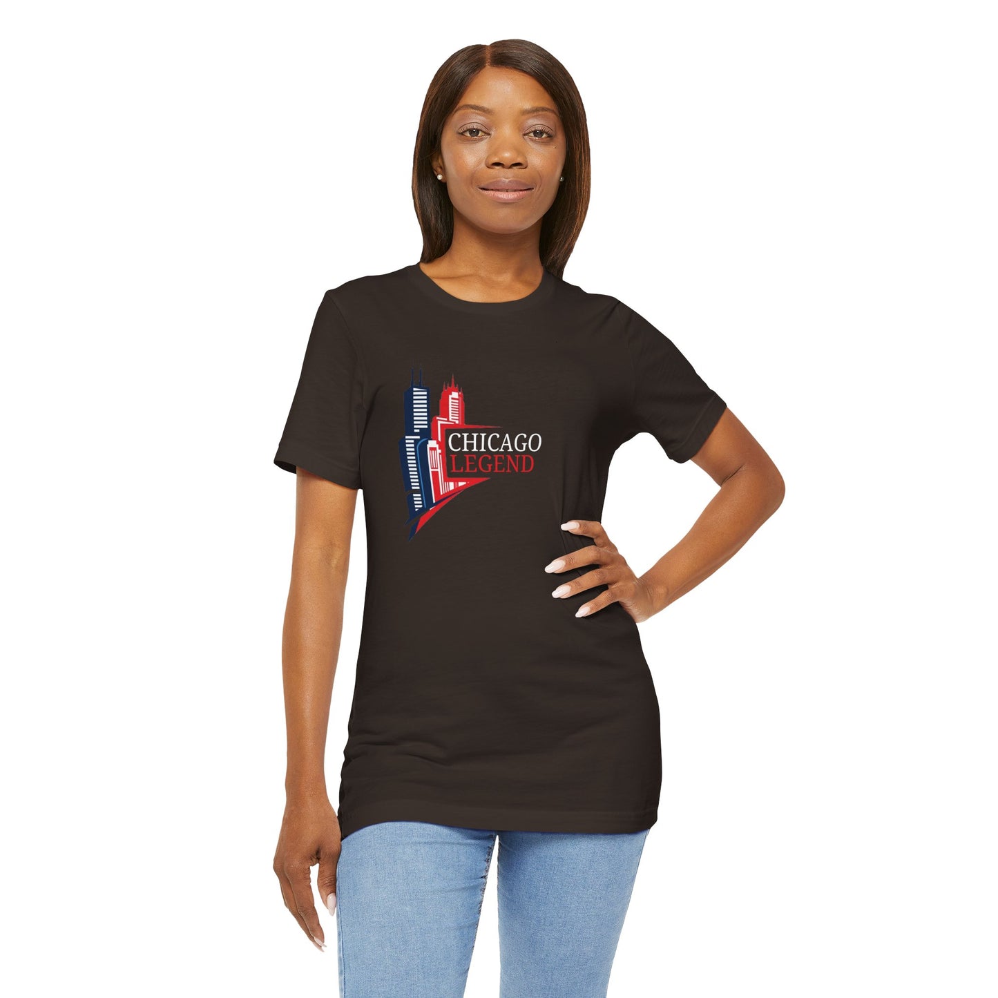 Classic Chicago Legend Graphic Unisex T-Shirt, Chicago Gift, City Pride Apparel, Urban Style Shirt, Travel Souvenir Tee