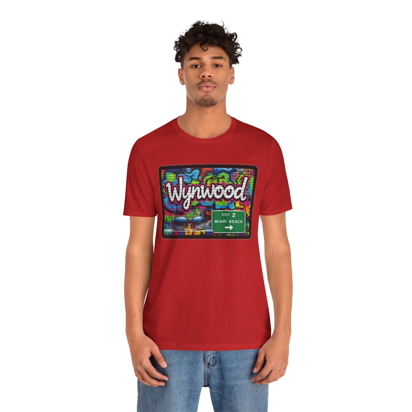 Wynwood Art Scene Tee, Unisex Graphic T-Shirt, Miami Beach Gift, Street Art Apparel, Casual Wear, Travel Inspiration