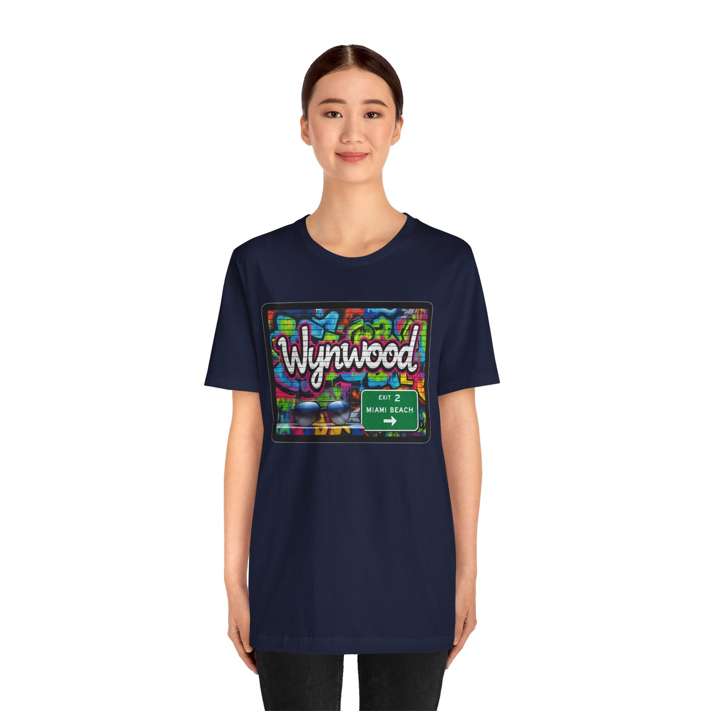 Wynwood Art Scene Tee, Unisex Graphic T-Shirt, Miami Beach Gift, Street Art Apparel, Casual Wear, Travel Inspiration