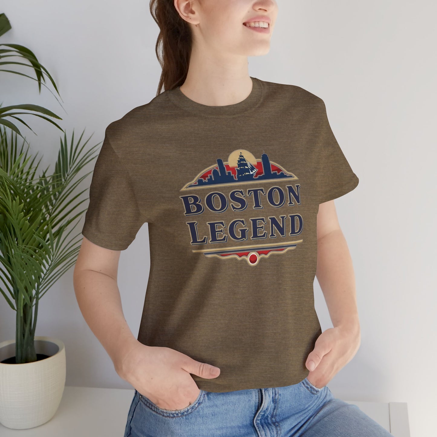 Boston Legend Unisex Tee | Casual Everyday Wear, Gift for Sports Fans, Boston Pride Shirt, Travel Souvenir, Summer Outfit