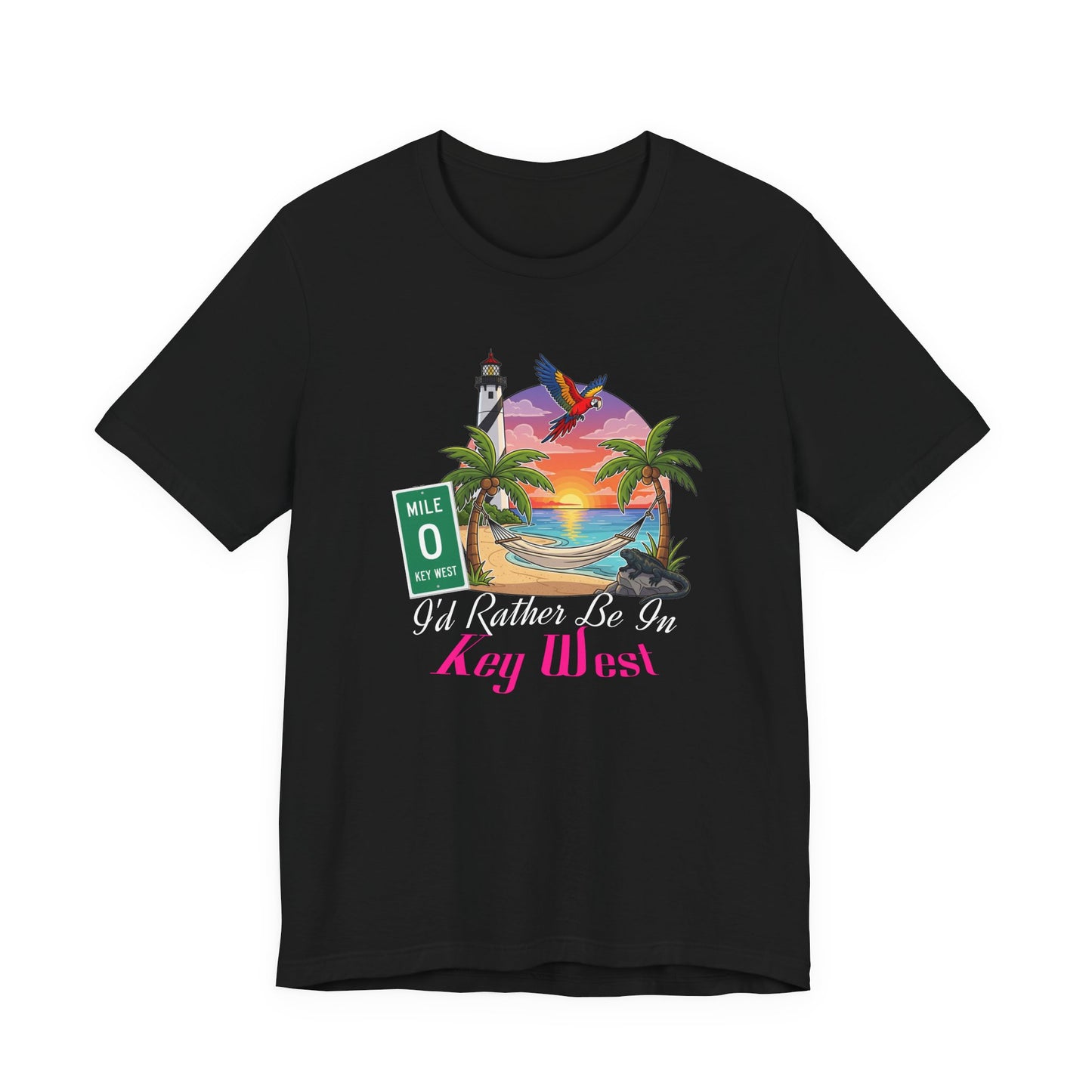 I'd Rather Be In Key West Tee | Vacation Shirt, Summer Style, Beachwear Gift, Travel Tee, Casual Fashion