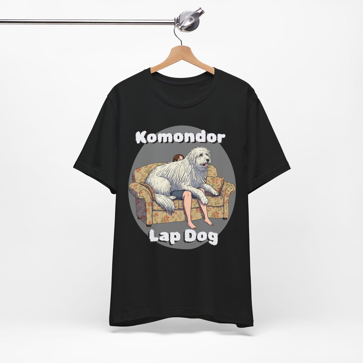 Komondor Lap Dog Unisex Tee - Funny Dog Lover's Short Sleeve Shirt - Schmartypants