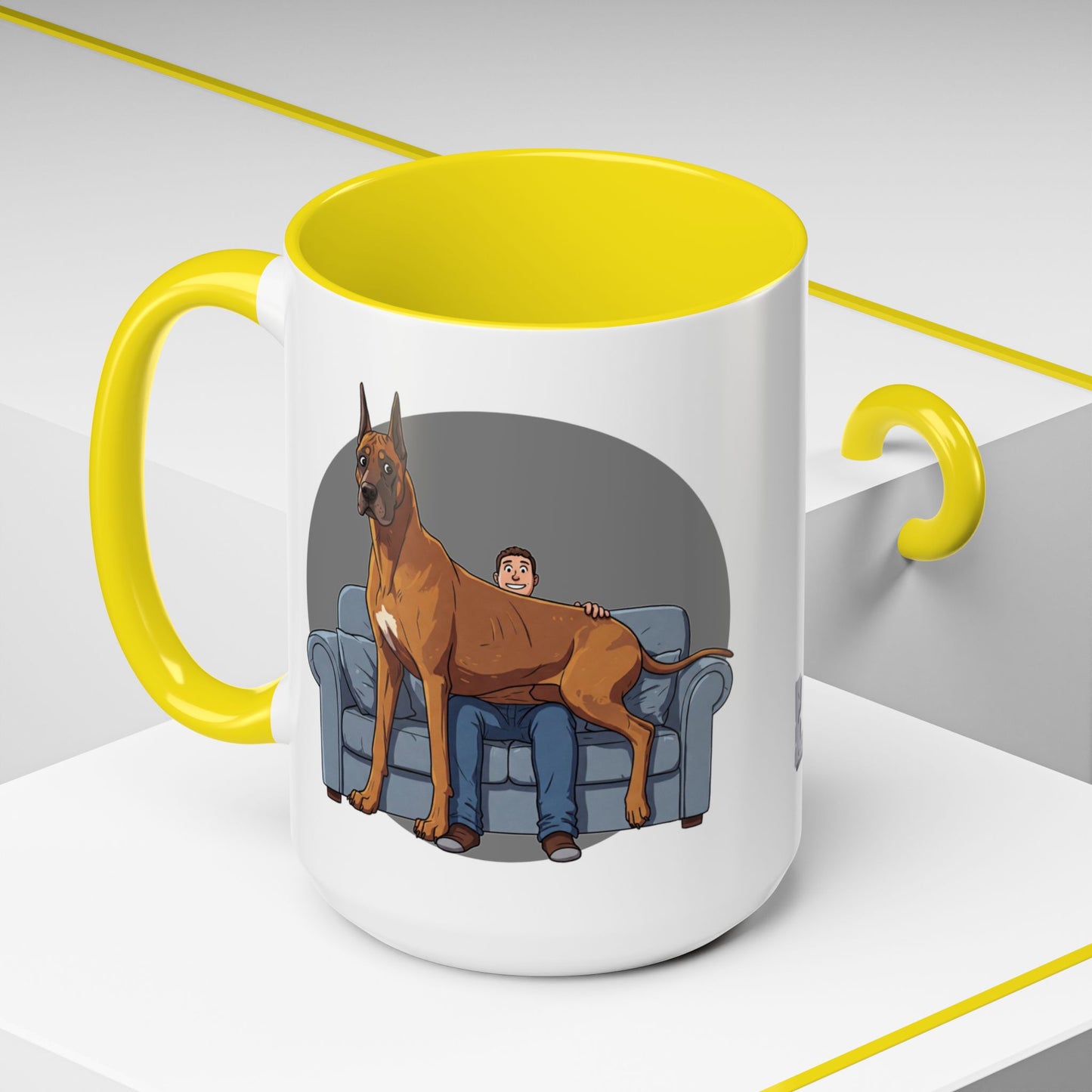 Hilarious Great Dane Lap Dog Coffee Mug - Funny Dog Lover Gift - Schmartypants