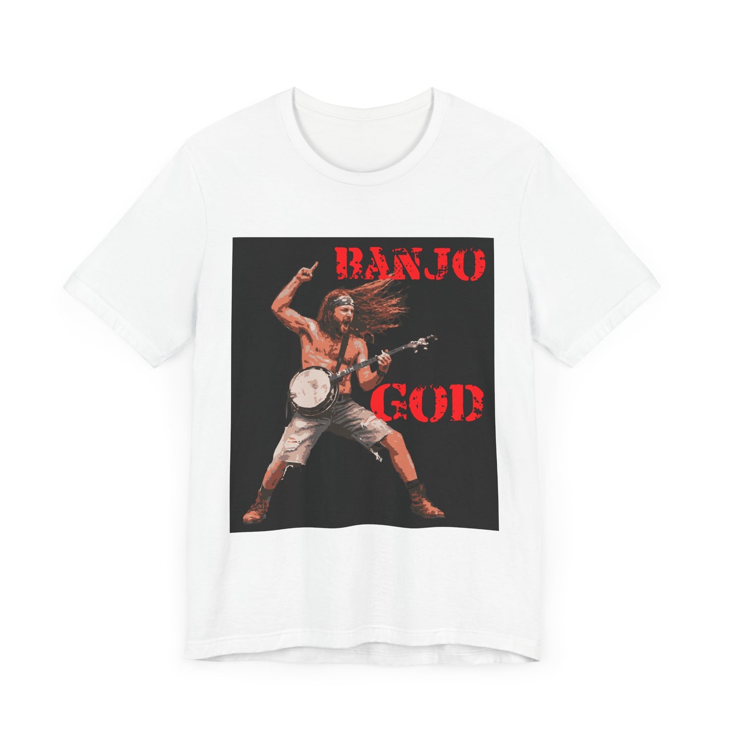 Banjo God Unisex Jersey Tee - Fun & Vibrant Music Apparel - Schmartypants