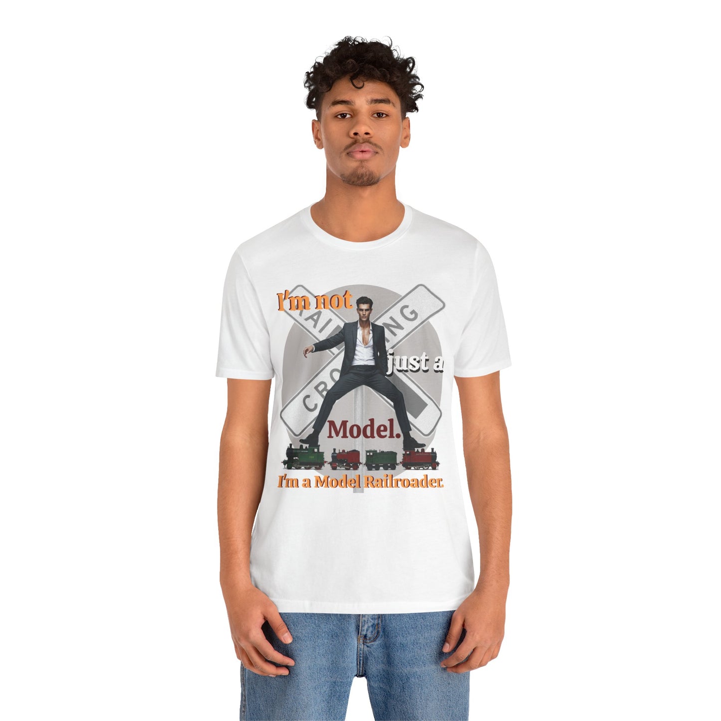 Funny Model Railroader Tee - Perfect Gift for Train Enthusiasts - Schmartypants