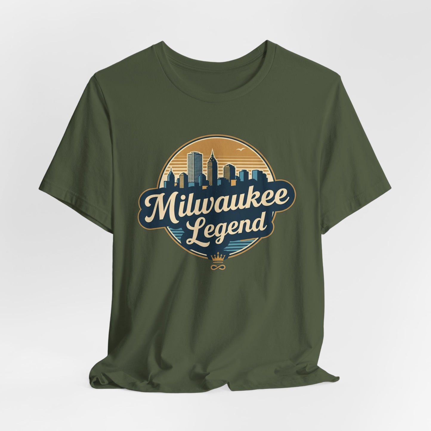 Milwaukee Legend T-Shirt | Vintage City Graphic Tee for Locals, Unisex Gift for Events, Festivals, and Everyday Wear