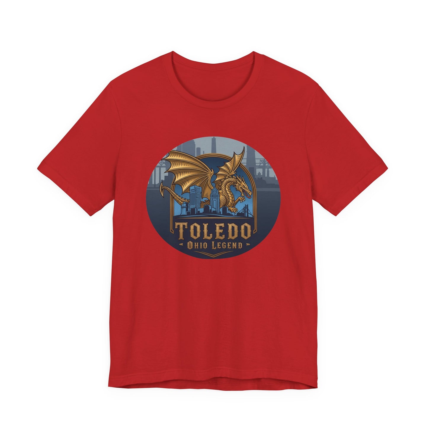 Toledo Dragon Legend T-Shirt | Unisex Jersey Tee | Perfect Gift for Fans, Festivals, and Celebrations, Casual Wear, Graphic Tee