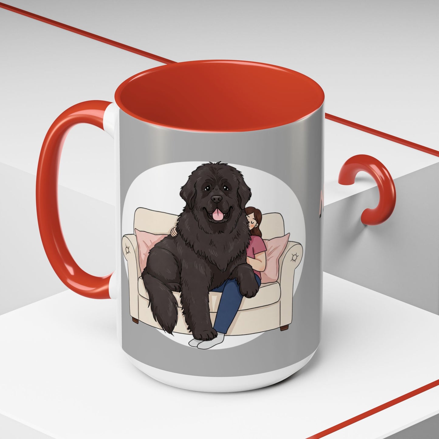 Funny Newfoundland Lap Dog Coffee Mug - Perfect Gift for Dog Lovers, Pet Parents, Cozy Home Decor, Caffeine Fix, Unique Gift Idea - Schmartypants