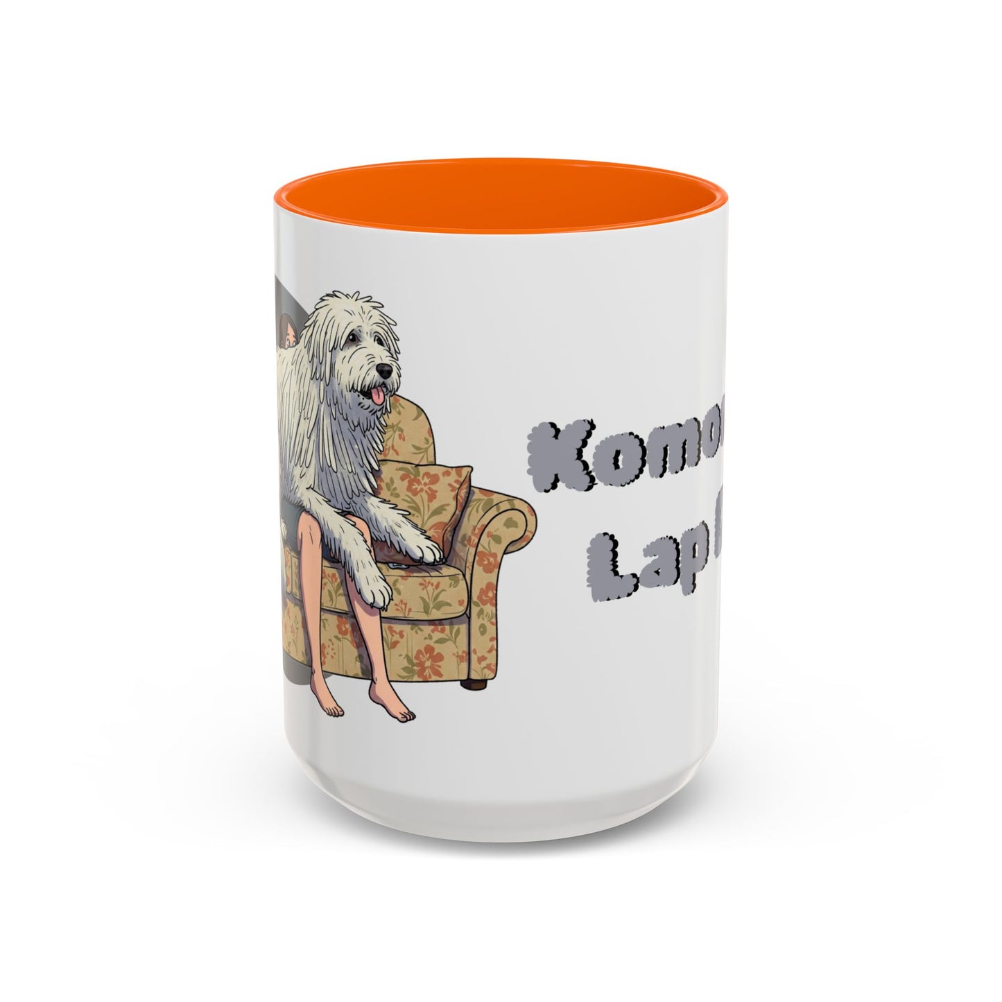 Komondor Lap Dog Coffee Mug - Funny Pet Lovers Gift - 11oz & 15oz - Schmartypants