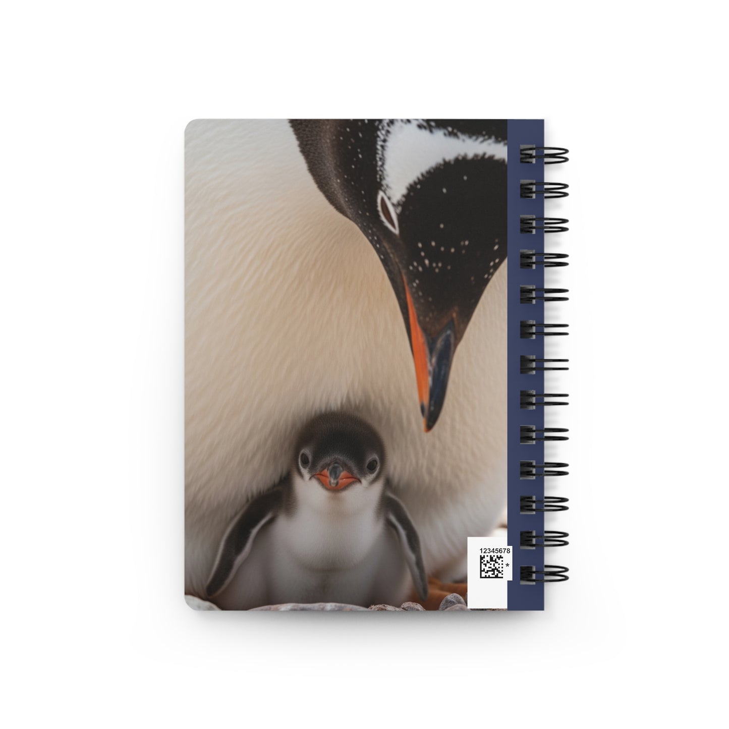 Adorable Penguin Spiral Bound Journal, Nature Lover's Diary, Unique Gift for Kids, Journal for Writing and Drawing, Cute Animal Notebook