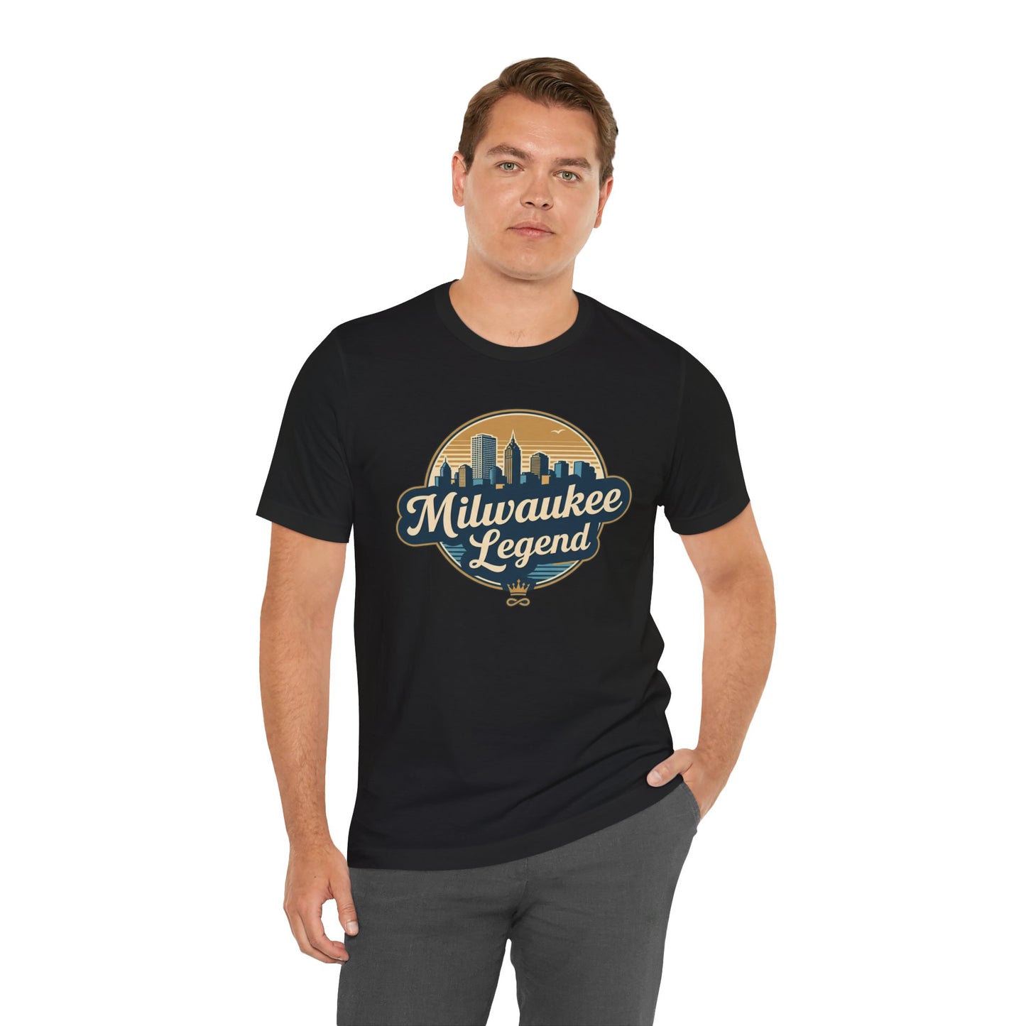 Milwaukee Legend T-Shirt | Vintage City Graphic Tee for Locals, Unisex Gift for Events, Festivals, and Everyday Wear
