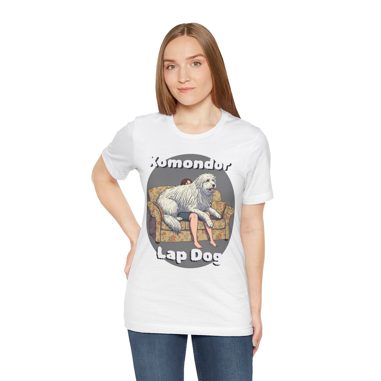 Komondor Lap Dog Unisex Tee - Funny Dog Lover's Short Sleeve Shirt - Schmartypants