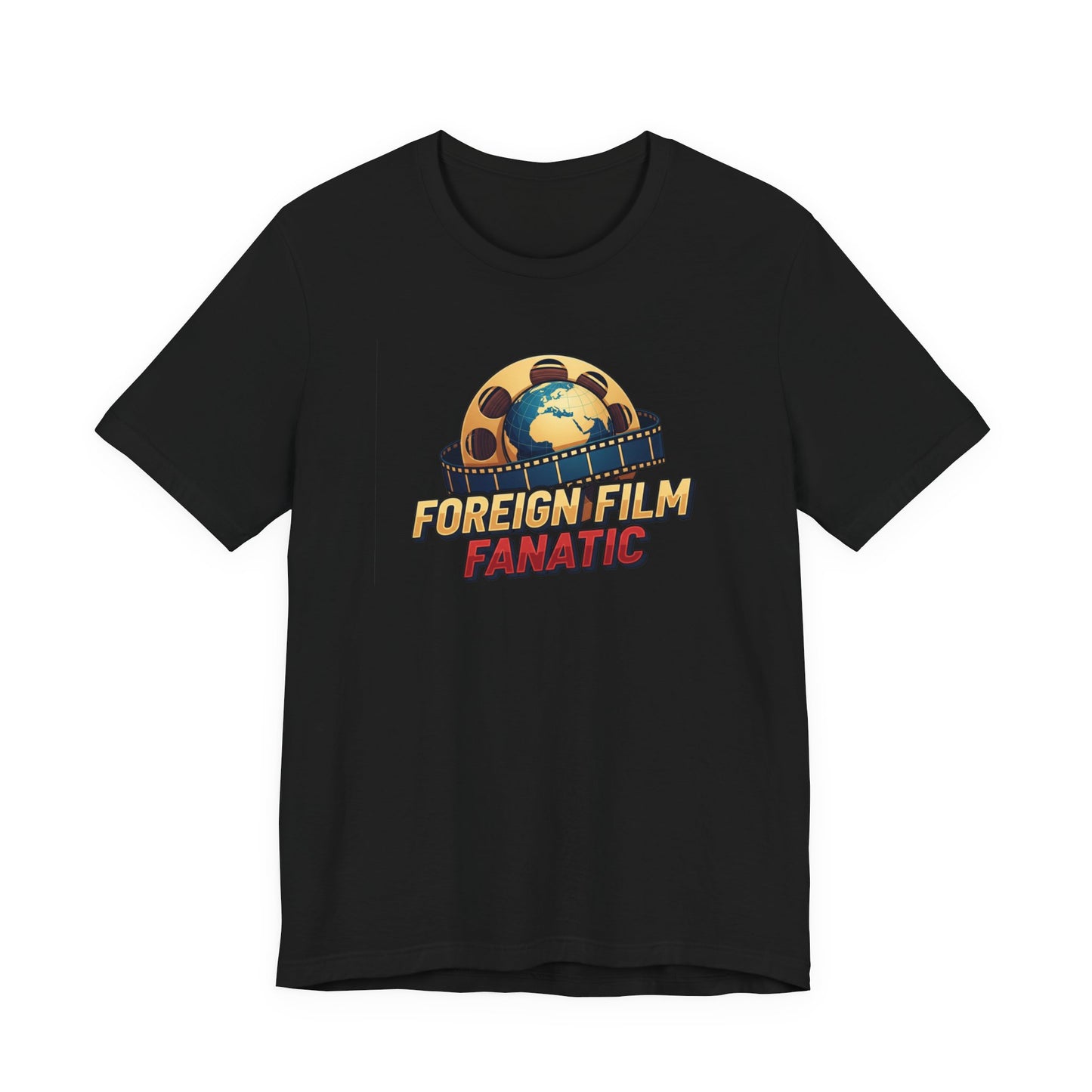 Foreign Film Fanatic Tee, Movie Lover T-Shirt, Cinema Enthusiast Apparel, Film Buff Gift, Unisex Short Sleeve Top, Casual Graphic Tee