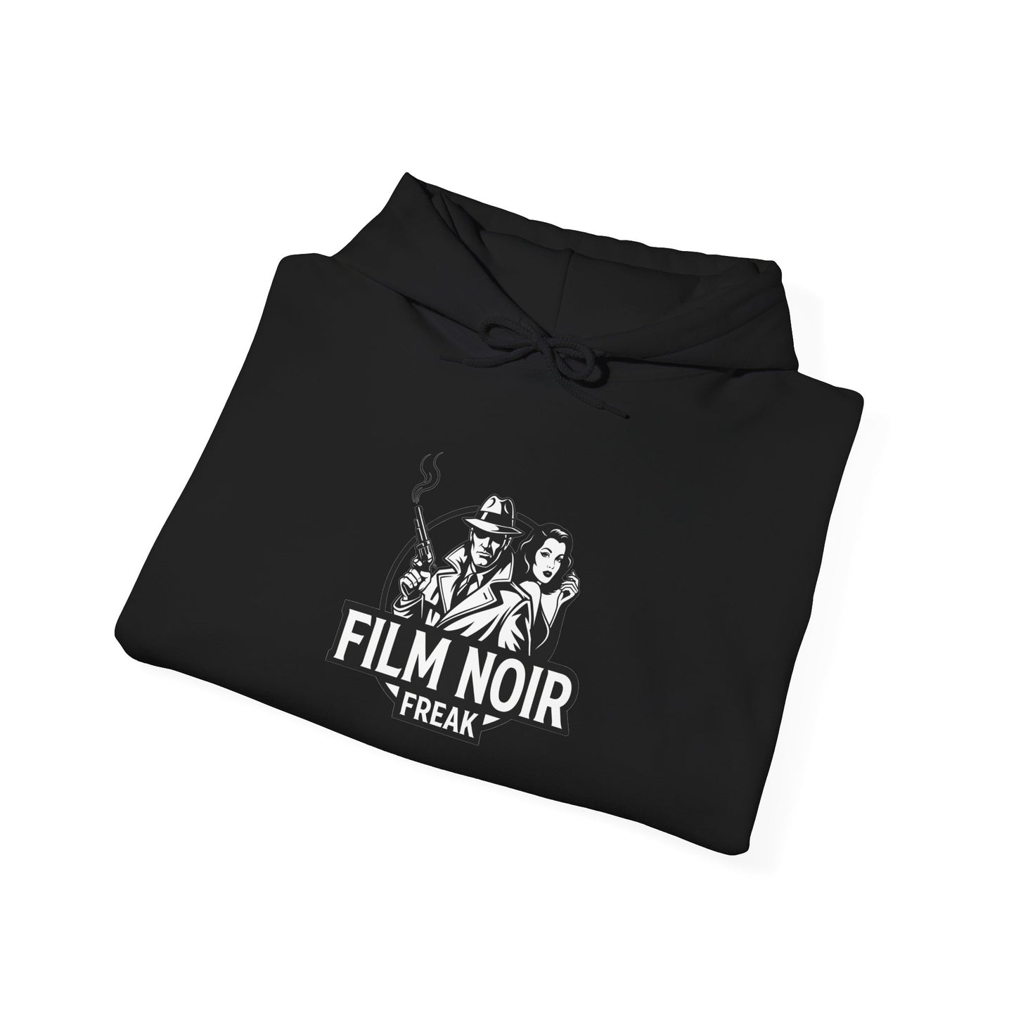 Film Noir Freak Unisex Hoodie, Vintage Movie Sweatshirt, Cozy Black Hoodie, Artist Gift, Fall Fashion Essential