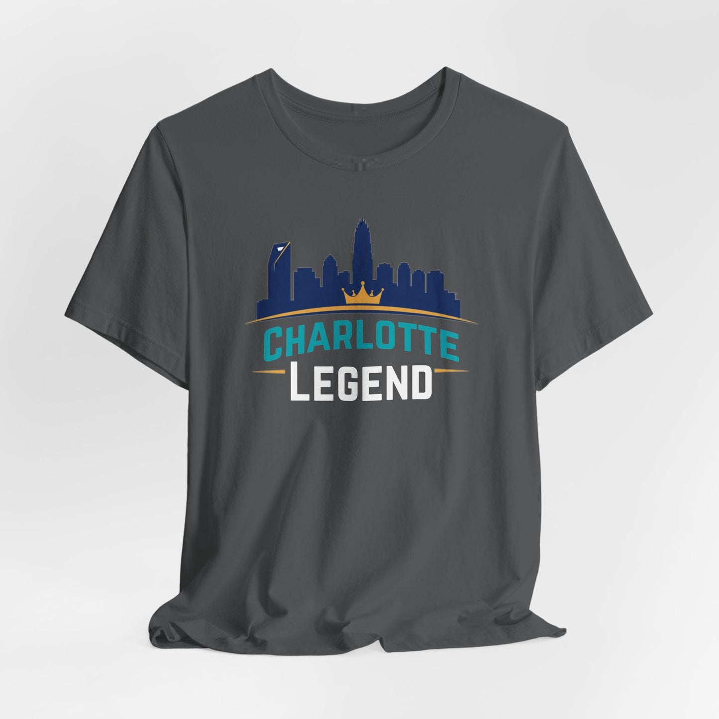 Charlotte Legend T-Shirt, Unisex Graphic Tee, Urban Streetwear, Gift for Sports Fans, City Pride Apparel, Charlotte Souvenir Tee