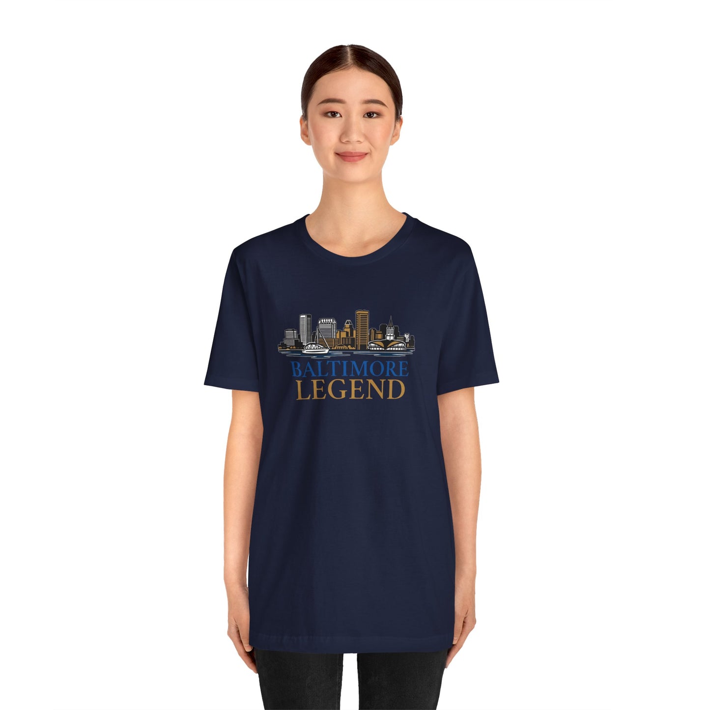 Baltimore Legend Unisex Tee, Graphic T-Shirt, Urban Style Shirt, Gift for City Lovers, Baltimore Pride Apparel, Baltimore Souvenir Shirt