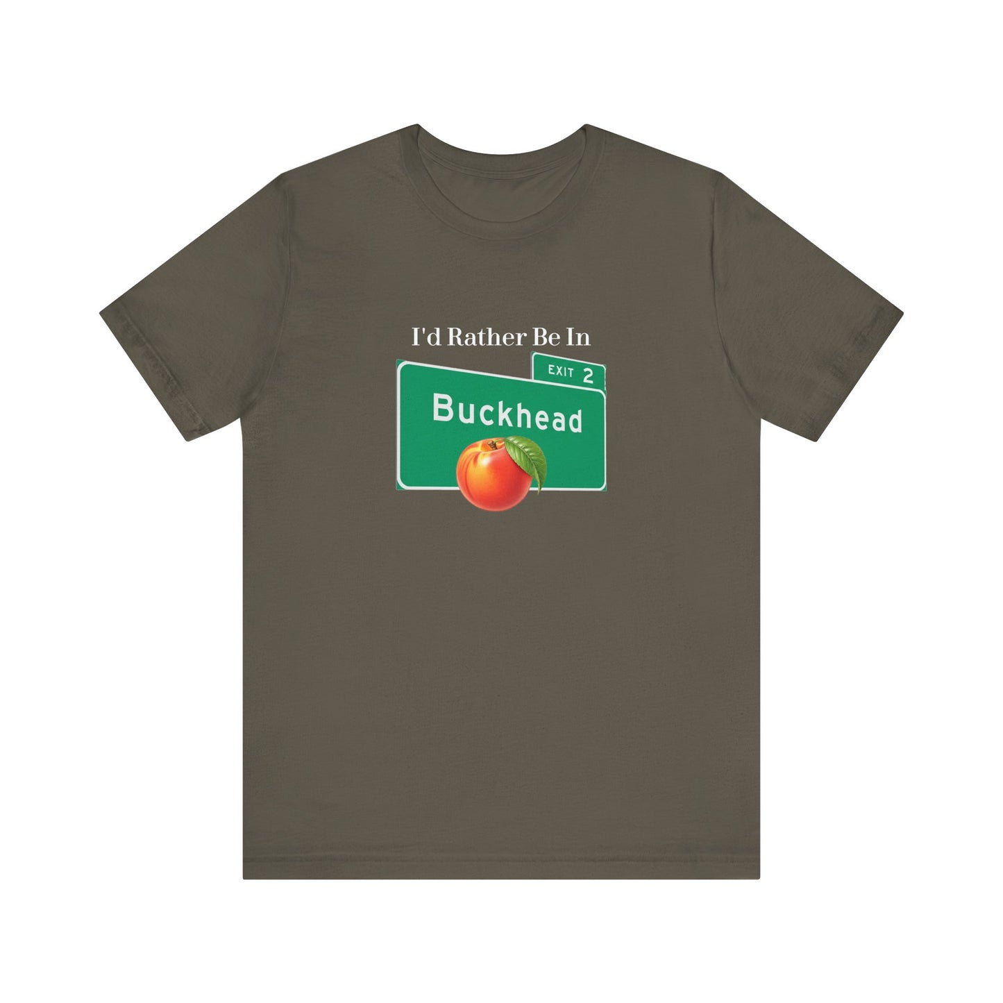 Buckhead Atlanta Unisex Tee, Georgia Tech Shirt, Downtown Club Scene Top, Atlanta GA Gift, Short Sleeve T-Shirt, Georgia Home Shirt