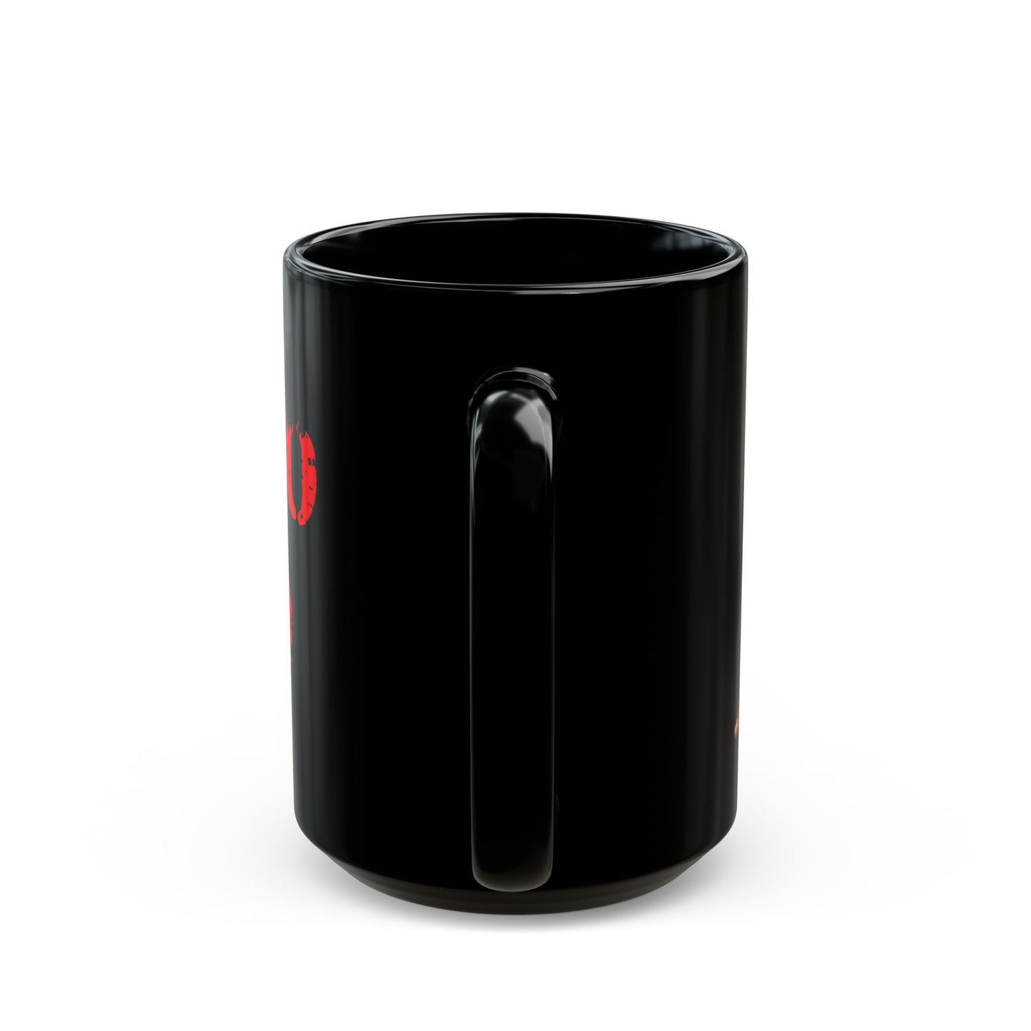 Rock & Roll Banjo God Mug - Black 11oz & 15oz Coffee Cups - Funny Banjo Player - Schmartypants