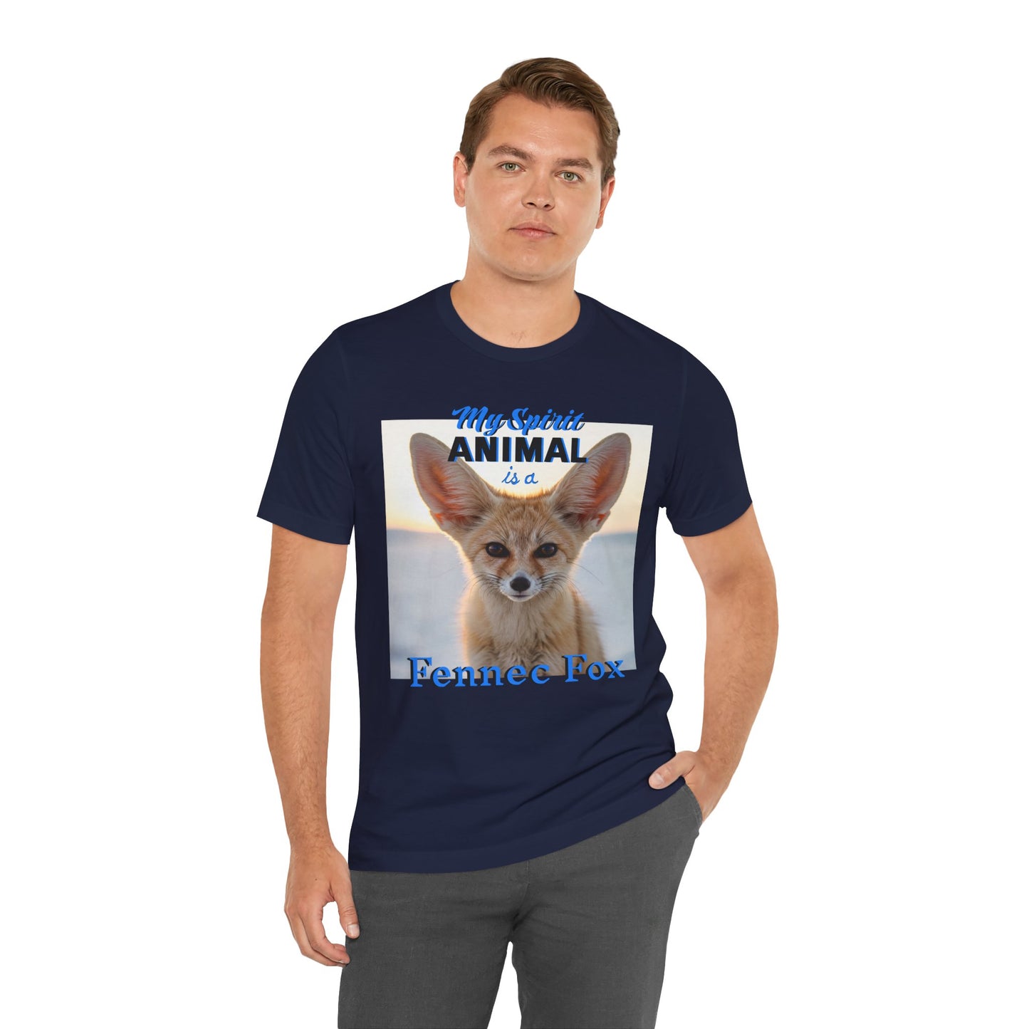 Fennec Fox Spirit Animal Tee - Unisex Short Sleeve Shirt - Fox Lovers - Schmartypants