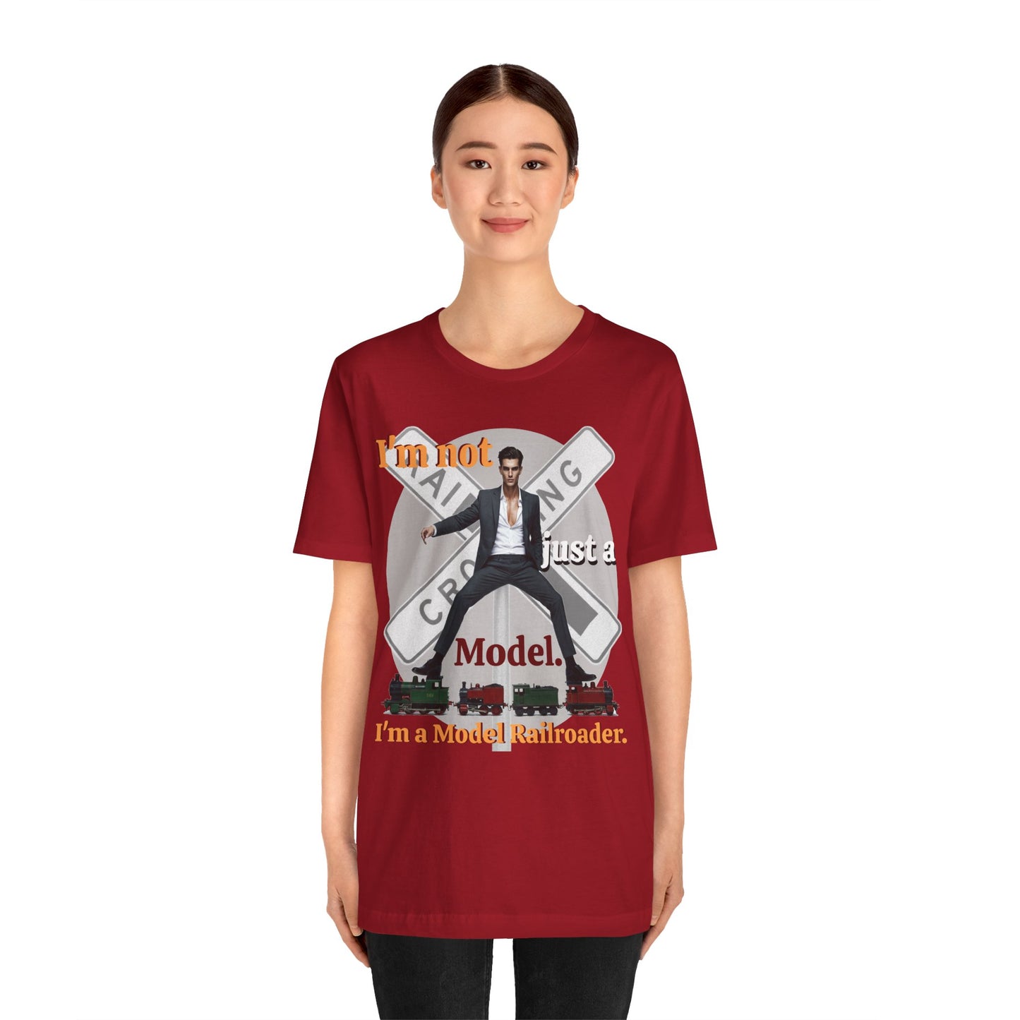 Funny Model Railroader Tee - Perfect Gift for Train Enthusiasts - Schmartypants