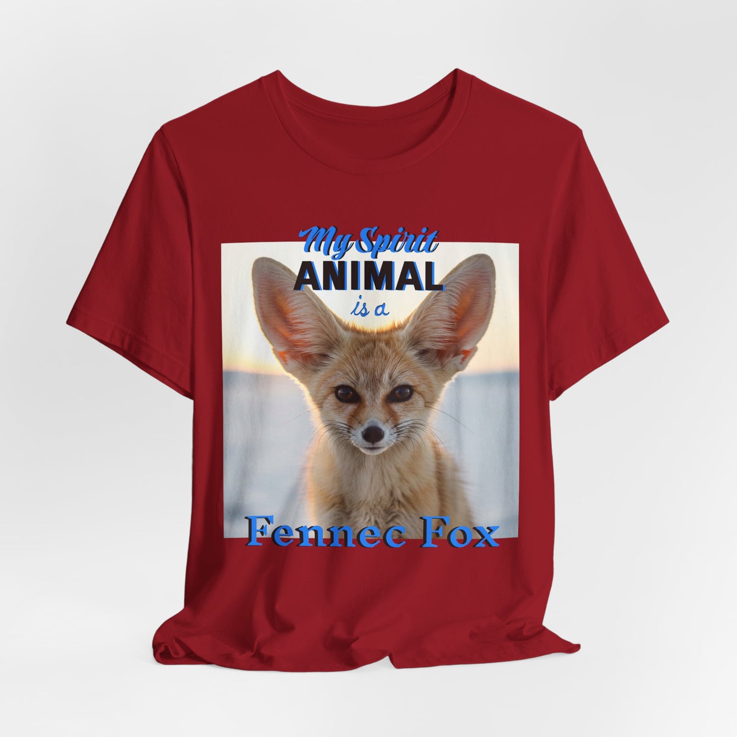 Fennec Fox Spirit Animal Tee - Unisex Short Sleeve Shirt - Fox Lovers - Schmartypants