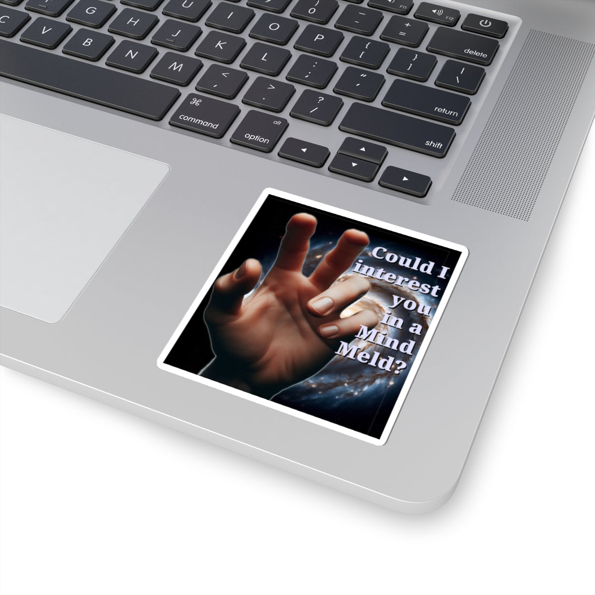Hilarious "Could I Interest You in a Mind Meld?" Kiss-Cut Stickers - Funny Quote Stickers for Laptops, Journals, Star Trek Gifts, and Party Favors - Schmartypants