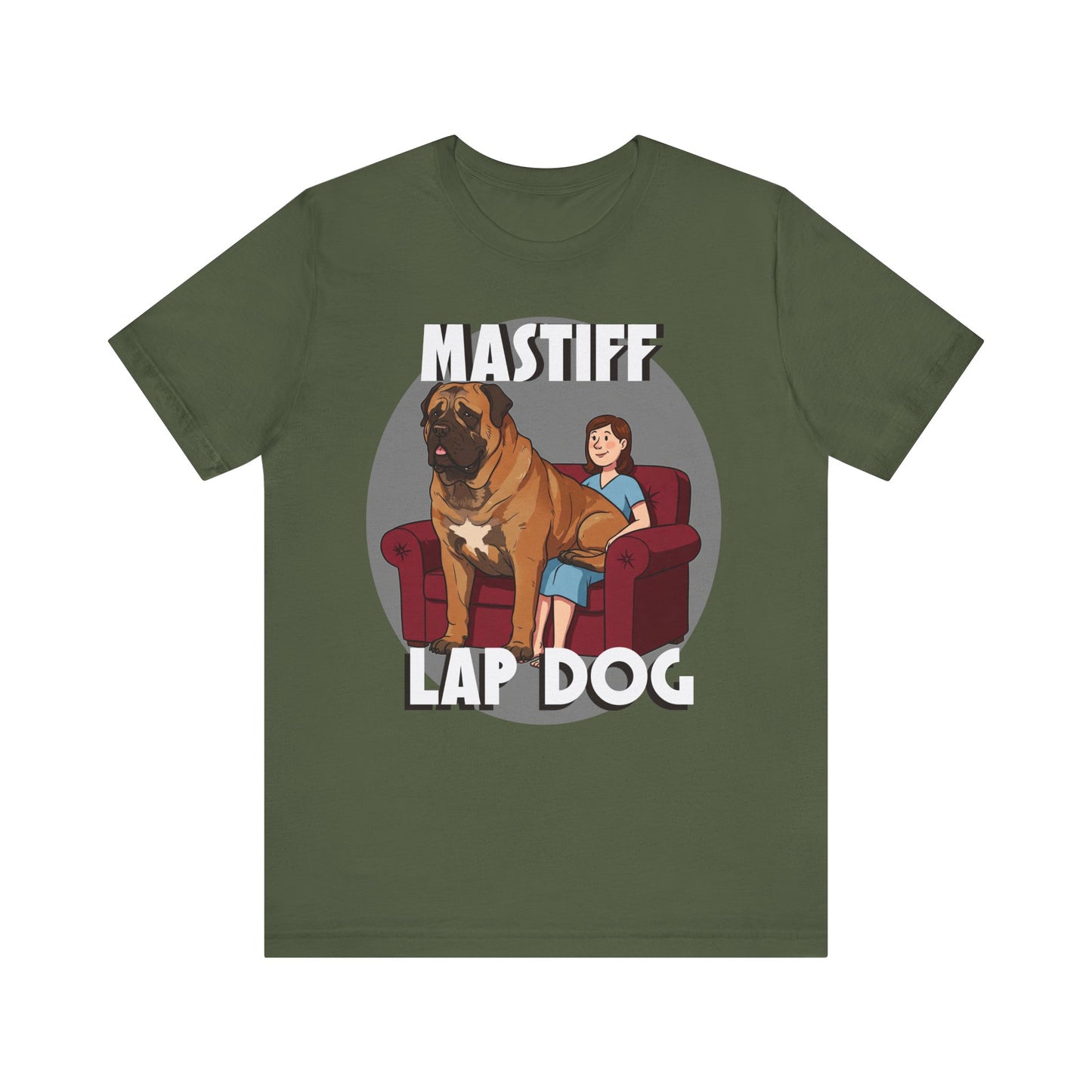 Mastiff Lap Dog T-Shirt – Hilarious and Comfy Tee for Dog Lovers - Schmartypants