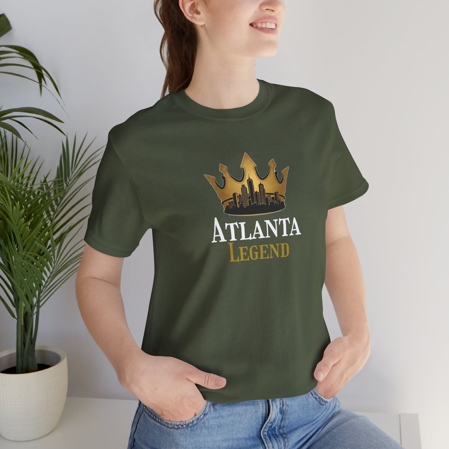 Atlanta Legend Unisex Short Sleeve T-Shirt, Atlanta Nightlife Tee