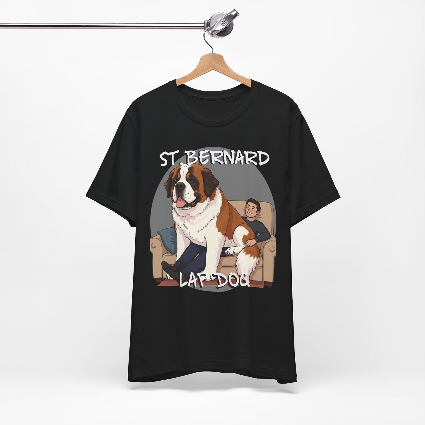 St. Bernard Funny Dog Tee - Unisex Jersey Short Sleeve T-Shirt - Schmartypants