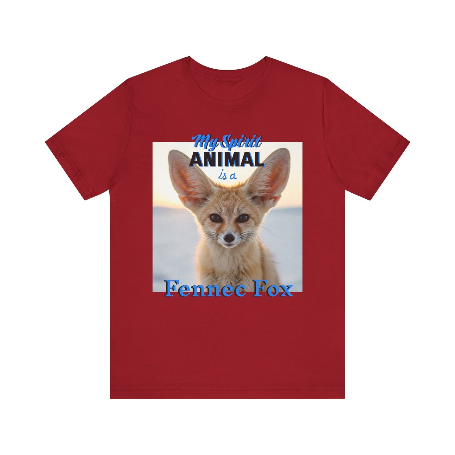 Fennec Fox Spirit Animal Tee - Unisex Short Sleeve Shirt - Fox Lovers - Schmartypants