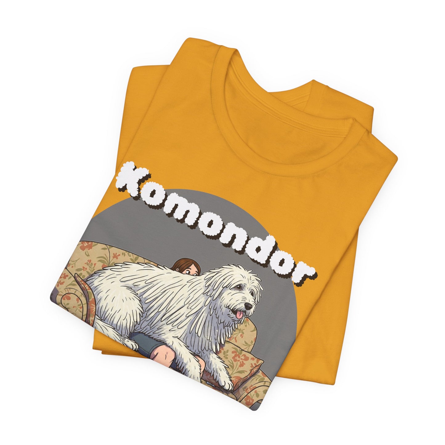 Komondor Lap Dog Unisex Tee - Funny Dog Lover's Short Sleeve Shirt - Schmartypants
