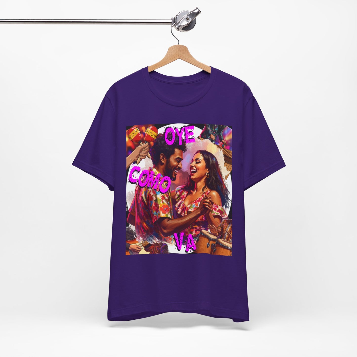 'Oye Como Va' Santana Inspired Tee for fans of Classic Rock and Latin Music