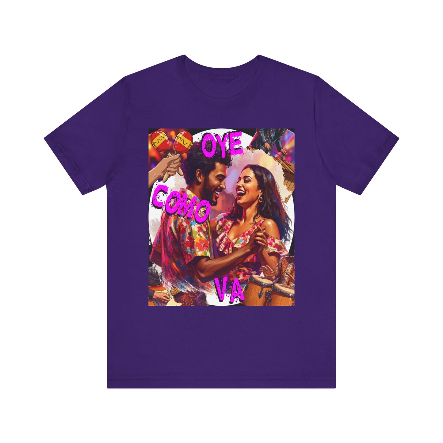 'Oye Como Va' Santana Inspired Tee for fans of Classic Rock and Latin Music