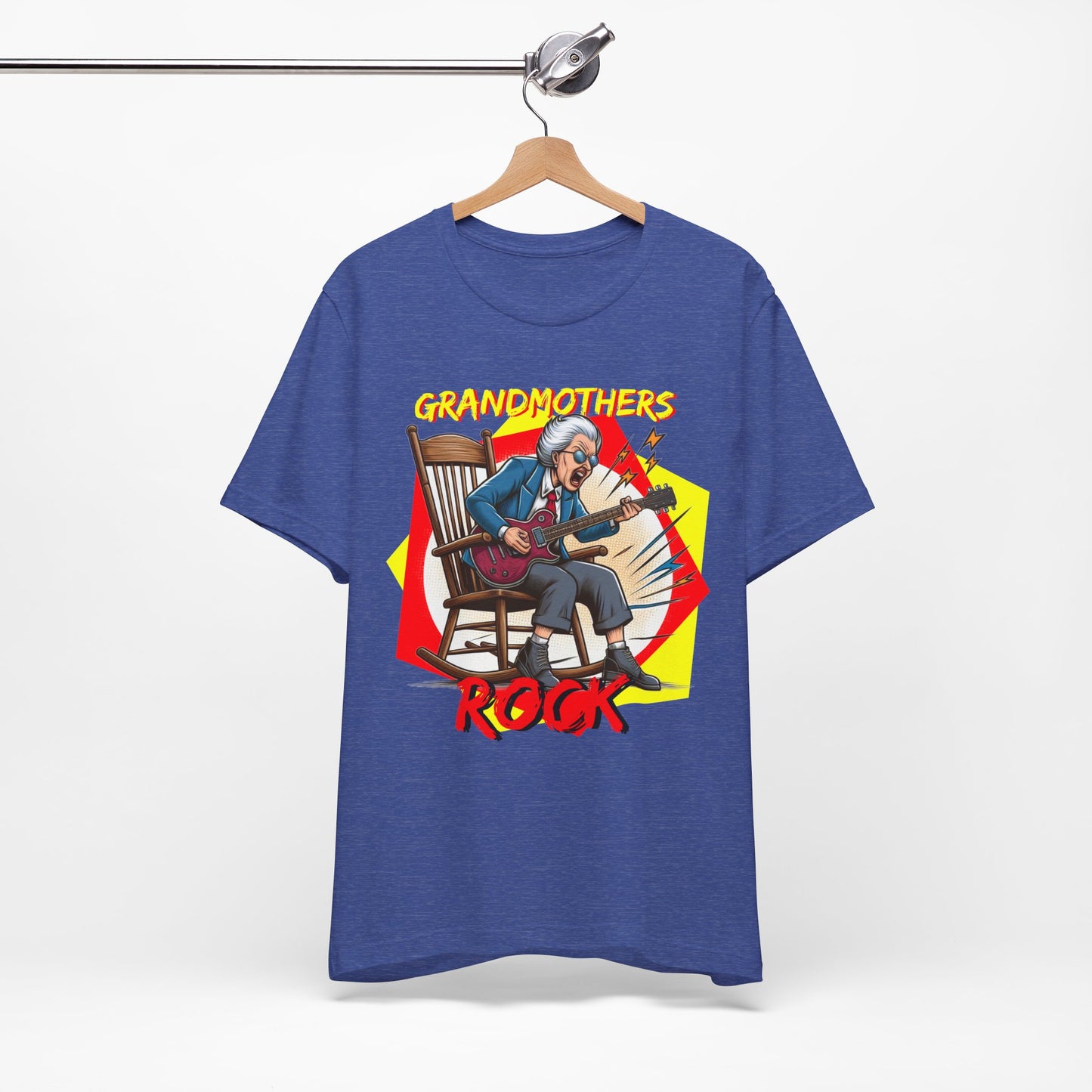 'Grandmothers Rock' Unisex Jersey Short Sleeve Tee - Funny Gift to Show Love for the Special Grandmother in Your Life - Schmartypants