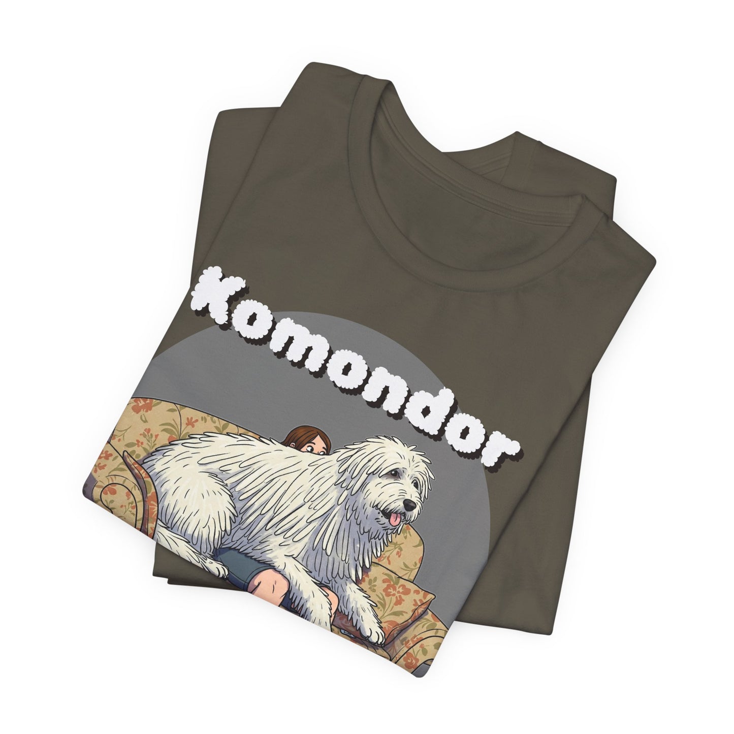 Komondor Lap Dog Unisex Tee - Funny Dog Lover's Short Sleeve Shirt - Schmartypants