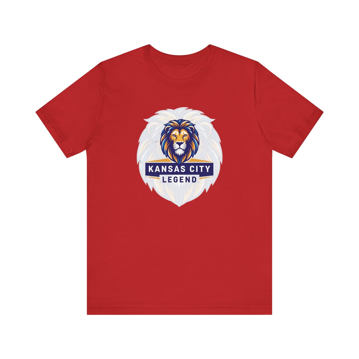 Kansas City Legend Lion Tee - Unisex Jersey T-shirt, Gift for Sports Fans, Casual Wear, Team Spirit, Birthday Present
