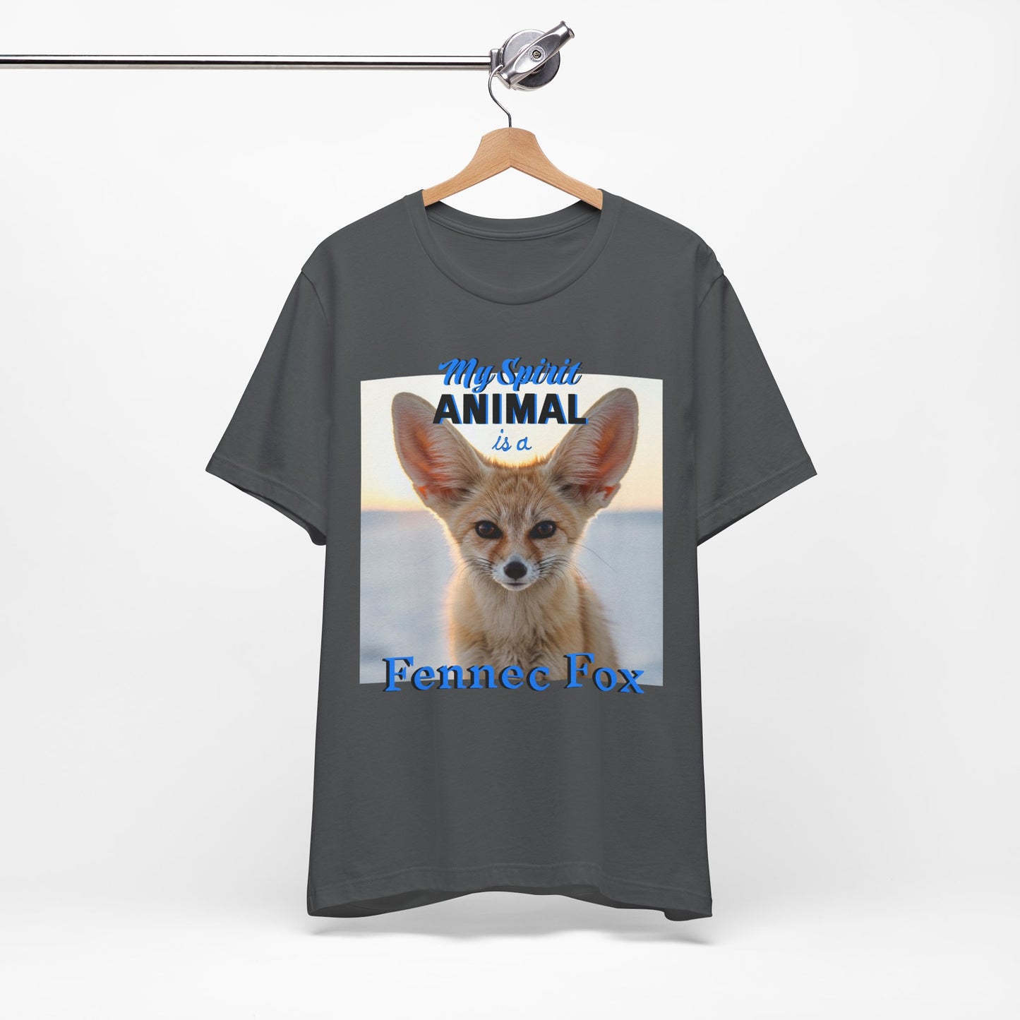 Fennec Fox Spirit Animal Tee - Unisex Short Sleeve Shirt - Fox Lovers - Schmartypants