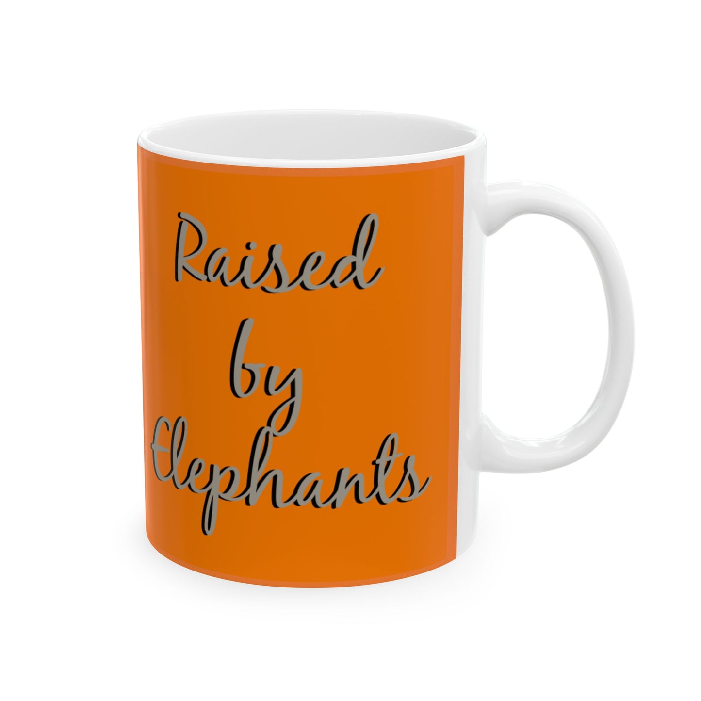Funny Elephant Family Ceramic Mug - Perfect Gift for Animal Lovers, Wildlife Lovers, Elephant Fans - Schmartypants