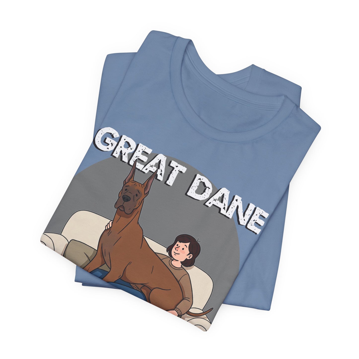 Great Dane Lap Dog Unisex Jersey Tee - Funny Perfect Gift for Dog Lovers - Schmartypants