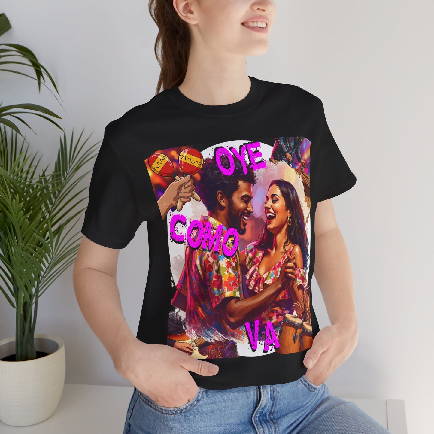 'Oye Como Va' Santana Inspired Tee for fans of Classic Rock and Latin Music